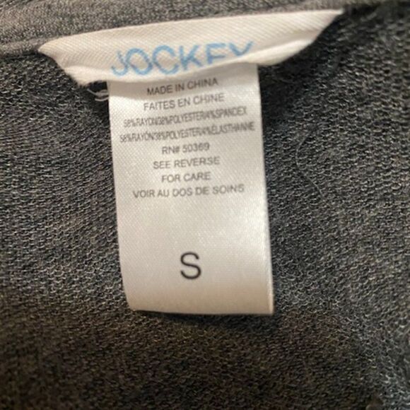 Jockey Gray cardigan, size Small - Picture 3 of 3
